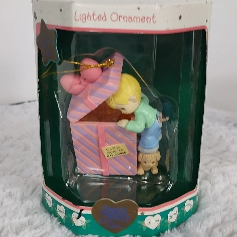 NIB Precious Moments Lighted Christmas Ornament